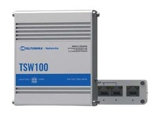 TSW100010010 Industrial Unmanaged PoE+ Ethernet Switch, 5X Gigabit New Sealed picture