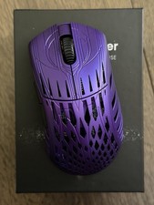 Pwnage Stormbreaker 8k Magnesium Gaming Mouse Nyomi Purple Limited Edition picture