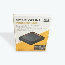 Rare WD My Passport Wireless SSD External Portable Drive, 500 GB, Barely Used picture
