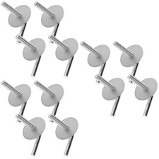 12Pcs Fan Stand Screw Kit Silver Iron Fan Base Mounting Hardware Set picture