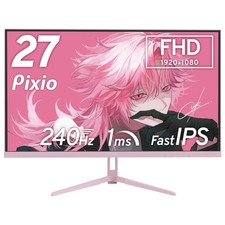 Pixio PX279 Wave Gaming Monitor 27 Inch 240Hz FHD IPS Pink Japan picture
