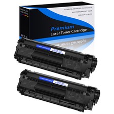 2 PK Q2612A 12A Toner Black For HP LaserJet 1010 1020 3015 3030 3050 3052 3055 picture