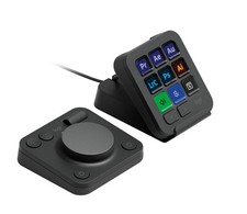 Logitech MX Creative Console - Box & all accessories + carrying case (no cord) picture
