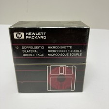 HP Hewlett Packard Micro Flexible Disc 10 Discs Double Sided 92192A Sealed New picture
