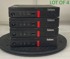 LOT OF 4 Lenovo ThinkCentre M720q Tiny PC i5-8400T 1.7GHz 8GB WIFI NO HDD/OS picture