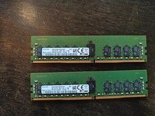 Lot of 2 Samsung 8GB 1Rx4 PC4-2666V DDR4 ECC Registered RDIMM M393A1G40EB2-CTD picture