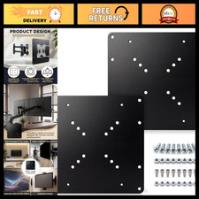 2 Pack Universal TV Monitor Mount Adapter Plate - Converts 75x75mm, 100x100mm to picture