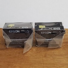 2x OEM EPSON Durabrite 252XL HIgh Capacity BLACK INK CARTRIDGE 252 XL picture
