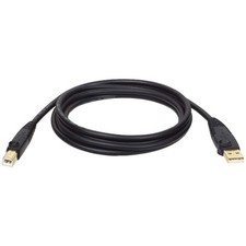 Tripp Lite - U022-006 USB 2.0 Gold Cable A (Male)/B (Male) - 6 ft picture