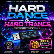 Fully Loaded Hard Dance & Hard Trance DJ Friendly USB Stick picture