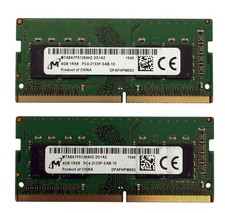 Micron 8GB 2X4GB PC4-17000 DDR4-2133P  SDRAM Laptop Memory MTA8ATF51264HZ-2G1A2 picture