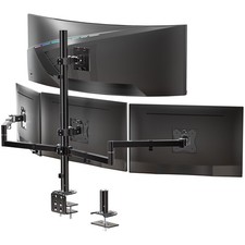 WALI Quad Monitor Mount for up to 49 inch Ultrawides on Top 13