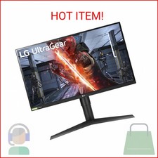 LG 27GL83A-B 27-Inch Ultragear QHD 2560 x 1440 IPS Gaming Monitor, 144Hz, 1ms (G picture