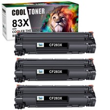 1-4PK Black CF283X Toner For HP 83X Toner LaserJet Pro M201dw M202n MFP M225rdn picture