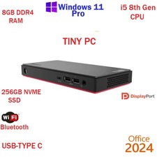 Lenovo Restored Windows 11 Lenovo ThinkCentre Tiny 8th gen 8GB RAM i5 256GB SSD picture