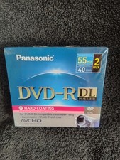 Panasonic DVD-R DL Dual Double Layer  2 pack 55mn NEW Sealed Scarce picture