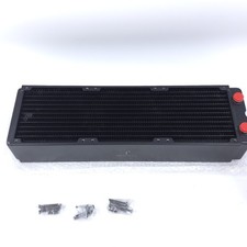 READ Dracaena.io 360mm Copper Water Cooling Radiator, 64mm, 4 G1/4 Ports picture