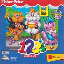 Fisher-Price 123's PC CD kids numbers count math, musical animal game Ages 3-5 picture