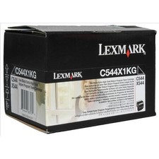 Original Lexmark C544X1KG Black Toner. New Sealed Box, We Ship Fast picture