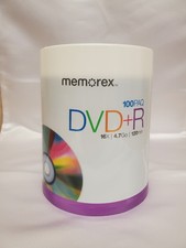 Memorex DVD+R 16X 4.7 GB 120 min 100-Pack Spindle Brand New Sealed picture