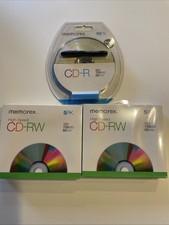 Memorex High Speed CD-RW 12x 700MB 80 Min 5pak & CD-R 52, 10pak picture