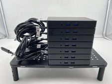 Lot of 7 Dell WD15 Performance USB-C Dock K17A Docks Only picture
