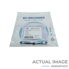 New Enconnex OM3 12-Fiber MTP/PC Fiber Patch Cables 2M Aqua Plenum-Rated picture