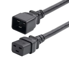 STARTECH BA16-2200-POWER-CORD 2Ft 60Cm Heavy Duty Extension Cord Iec 60320 picture