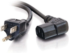 6FT Premium 90 Degree Replacement AC Power Cord - Durable Power Cable for TV, Co picture