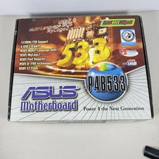 ASUS P4B533 Motherboard w/ INTEL Pentium 4 CPU, 2xDDR's, Cables picture