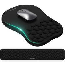 Stylish Non-Slip Mouse Pad with Ergonomic Wrist Support - Perfect for All Users picture