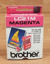 Genuine Brother (LC21M) Magenta Ink Cartridge -Sealed in Package- **EXPIRED**  picture