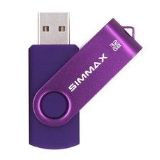 SIMMAX 32GB Memory Stick USB 2.0 Flash Drives Swivel Thumb Drive Pen Drive 32... picture