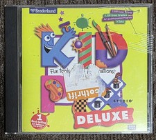 Kid Pix Deluxe Studio CD 1998 Best-Selling Kids Art Software Broderbund picture