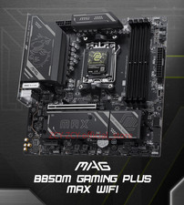 MSI MAG B850M GAMING PLUS MAX WIFI AM5 Motherboard picture