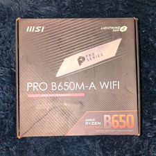 MSI PRO B650M-A WIFI B650 AM5 DDR5 MicroATX Motherboard WiFi 6E BT 5.2 picture