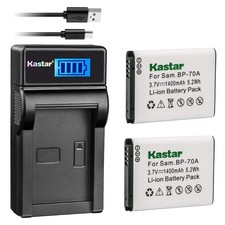 Kastar Battery (X2) & LCD Slim USB Charger for 1 charger + 2 batteries  picture