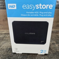Western Digital Easystore Portable Hard Drive 2TB - New Open Box picture