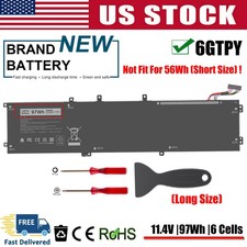 ✅6GTPY Battery for Dell XPS 15 9570 9560 9550 7590 Precsion 5530 5520 5510 97Wh picture