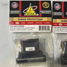 DITEK DTK-2MHLP24BWB 24V 2-Outlet Modular Alarm Panel Surge Protector Base picture