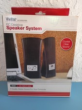 Vivitar PC Desktop 2.0 Speaker System with Headphone Jack for Private Listening picture