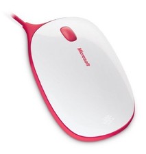  NEW Microsoft USB Express Wired Mouse - Red/White (T2J-00002 ) picture