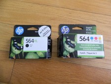 2024 GENUINE SET 4 HP 564XL 564 CARTRIDGES C6340 D5460 5510 6510 7515 NEW SEALED picture