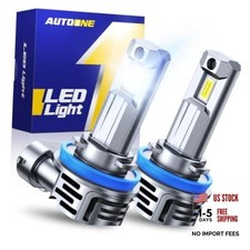LED Bulbs H11/H8/H9 - 80000LM Super Bright 6500K - White - 1:1 Mini Size picture