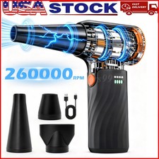 Powerful Air Duster,260000RPM Super Power Electric Air Duster Portable Turbo Fan picture