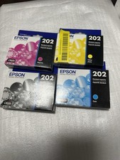 Epson 202 Ink Cartridge Black Cyan Magenta Yellow Sealed picture