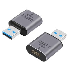 Poyiccot USB C Female to Male Adapter A C Adapter-2pack, grey  picture