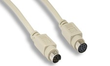MINI DIN8 Cable Male Female 3FT MD8 MINI-DIN-8 Extension picture