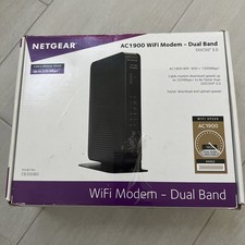 Netgear C6300BD AC1900 Wireless Cable Date Modem with AC Adapter picture