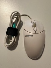 Compaq OEM Logitech M-S48A PS/2 2 Button Scroll Wheel Roller Ball Mouse picture